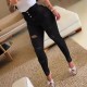 Spring/Autumn New High Waisted Slimming Denim Pants for Women Amazon Hot Selling Ripped Skinny Pants Highly Stretch and Slimming
